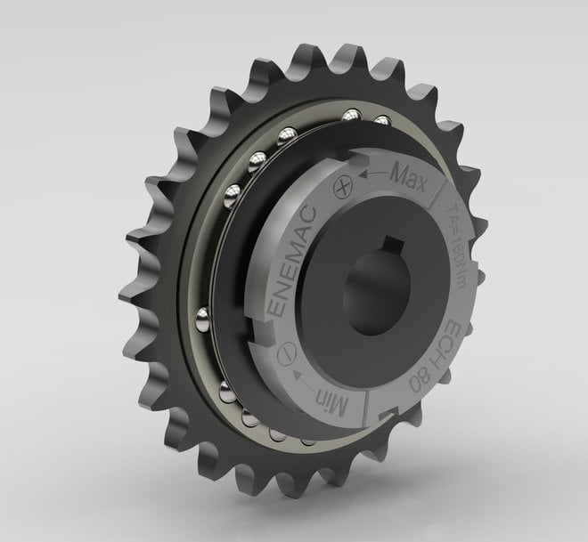 Protect machines and products with torque limiter type ECH
